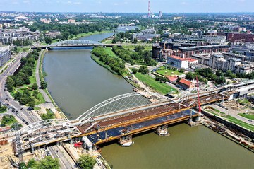 H-33 Truss, modular and load-bearing solution in the construction of two bridges in Kraków