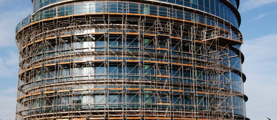 DORPA scaffolding in circular façades